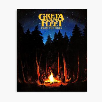 Greta Van Fleet Fraternal Fire Poster Official Cow Anime Merch