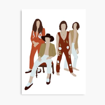 Greta Van Fleet Poster Official Cow Anime Merch