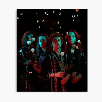 Greta Van Fleet Front Center Poster Official Cow Anime Merch