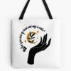 Won’T You Hold My Hand And Stay A While? Greta Van Fleet Lyric Tote Bag Official Greta Van Fleet Merch