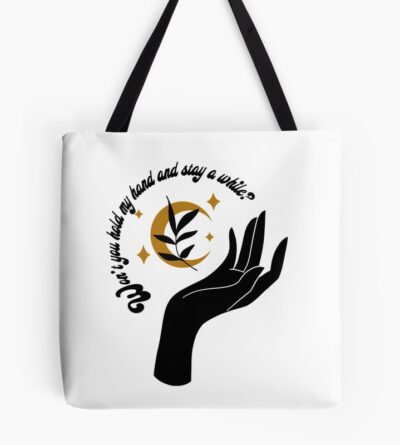 Won’T You Hold My Hand And Stay A While? Greta Van Fleet Lyric Tote Bag Official Greta Van Fleet Merch