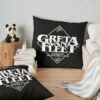 Red RhinoGreta Van Fleet Greta Van Fleet Greta Van Fleet Greta Van Fleet, Greta Van Fleet Greta Van Fleet Greta Van Fleet Throw Pillow Official Greta Van Fleet Merch