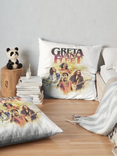 Throw Pillow Official Greta Van Fleet Merch