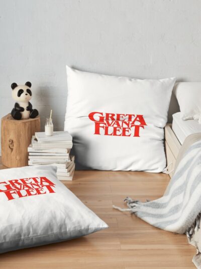 Greta Van Fleet Throw Pillow Official Greta Van Fleet Merch