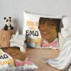 Jake Kiszka Emo Throw Pillow Official Greta Van Fleet Merch