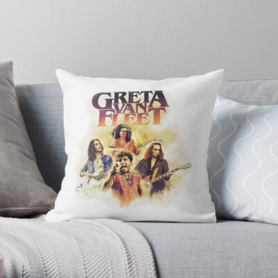 Throw Pillow Official Greta Van Fleet Merch