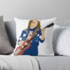 Jake Kiszka Greta Van Fleet Throw Pillow Official Greta Van Fleet Merch