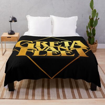 EffectiveGreta Van Fleet Greta Van Fleet Greta Van Fleet Greta Van Fleet, Greta Van Fleet Greta Van Fleet Greta Van Fleet Throw Blanket Official Greta Van Fleet Merch