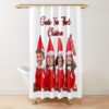 Greta Van Fleet Christmas Style Shower Curtain Official Greta Van Fleet Merch