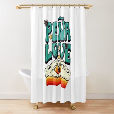 Copy Of Greta Van Fleet Dreams In Gold Tour Shower Curtain Official Greta Van Fleet Merch