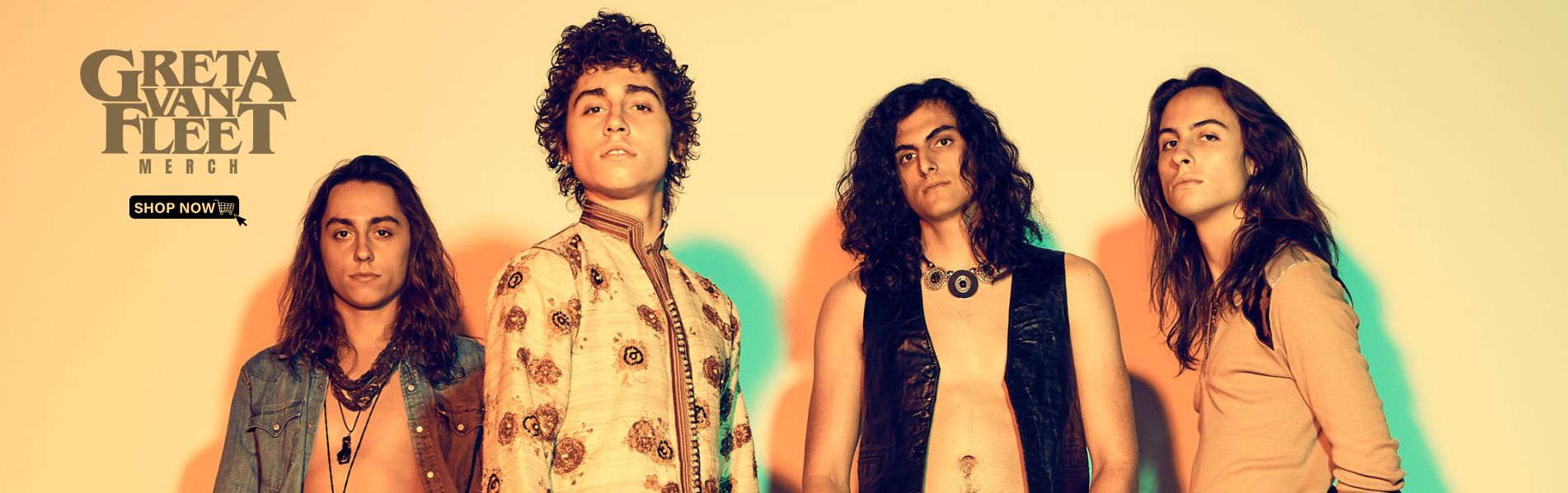 Greta Van Fleet Merch Banner